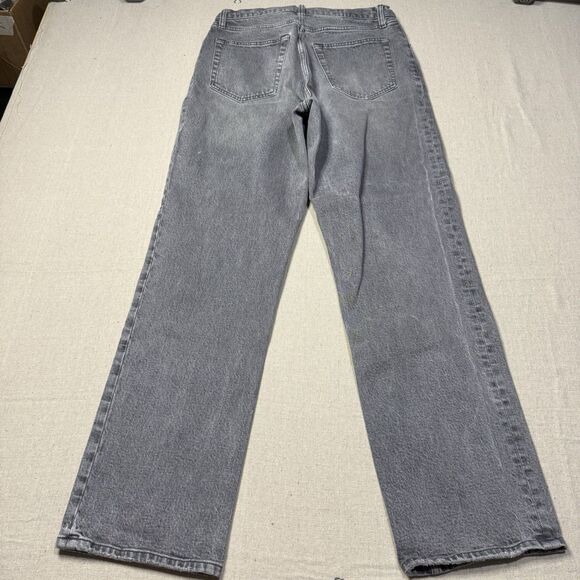 Abercrombie & Fitch Sz 29/8 R The ‘90s Straight Ultra High Rise Jeans Curve Love - Picture 3 of 8